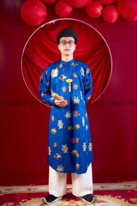 Thuê áo nhật bình áo ngũ thân Vstyle