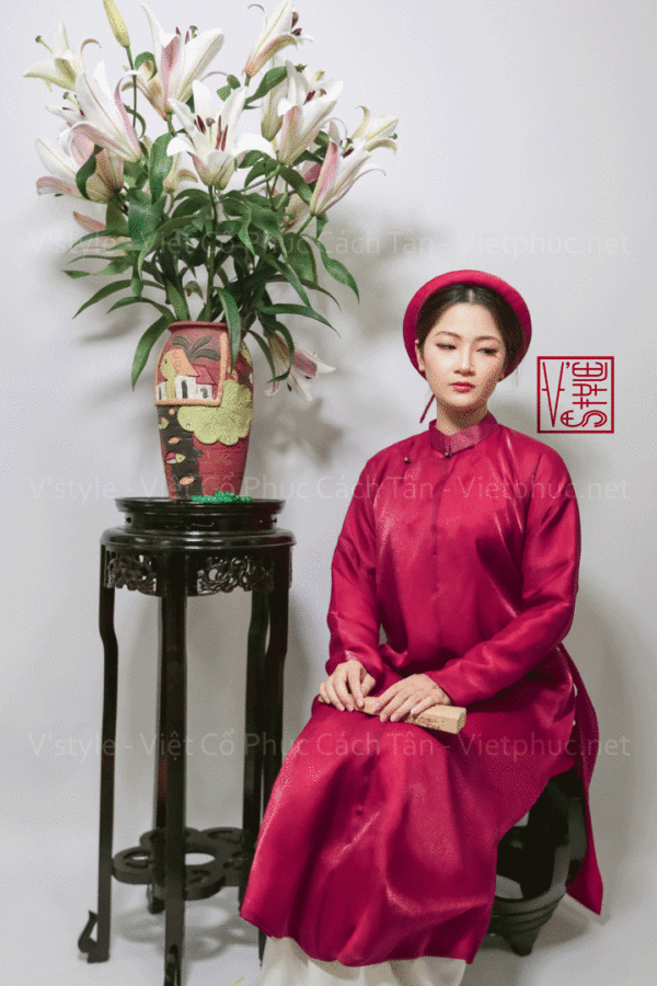 Thuê áo nhật bình áo ngũ thân Vstyle B61