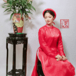 Thuê áo nhật bình áo ngũ thân Vstyle B67