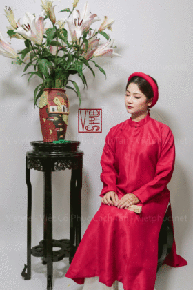 Thuê áo nhật bình áo ngũ thân Vstyle B57