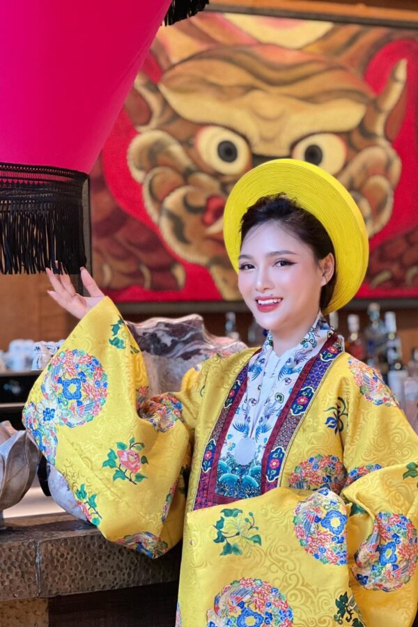 Thuê nhật bình việt phục áo tấc hà nội Vstyle nhật vàng