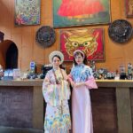 Thuê nhật bình việt phục áo tấc hà nội Vstyle nhật bình hồng pastel