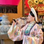 Thuê nhật bình việt phục áo tấc hà nội Vstyle nhật bình hồng pastel