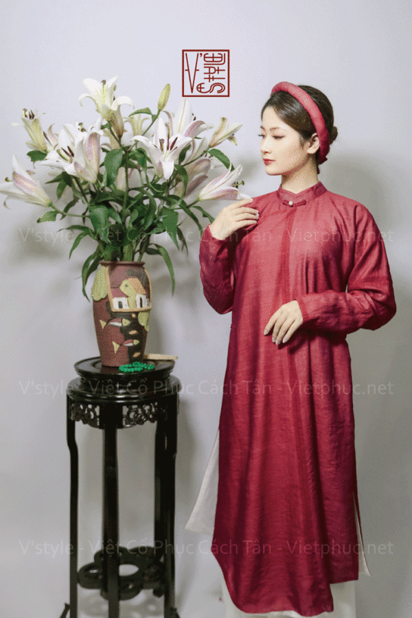 Thuê áo nhật bình áo ngũ thân Vstyle B26