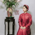 Thuê áo nhật bình áo ngũ thân Vstyle B26