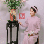 Thuê áo nhật bình áo ngũ thân Vstyle B53