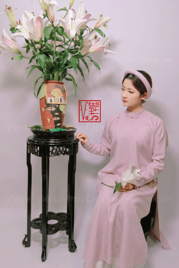 Thuê áo nhật bình áo ngũ thân Vstyle B53