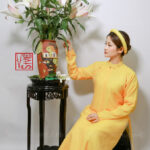 Thuê áo nhật bình áo ngũ thân Vstyle B44