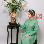 Thuê áo nhật bình áo ngũ thân Vstyle B51