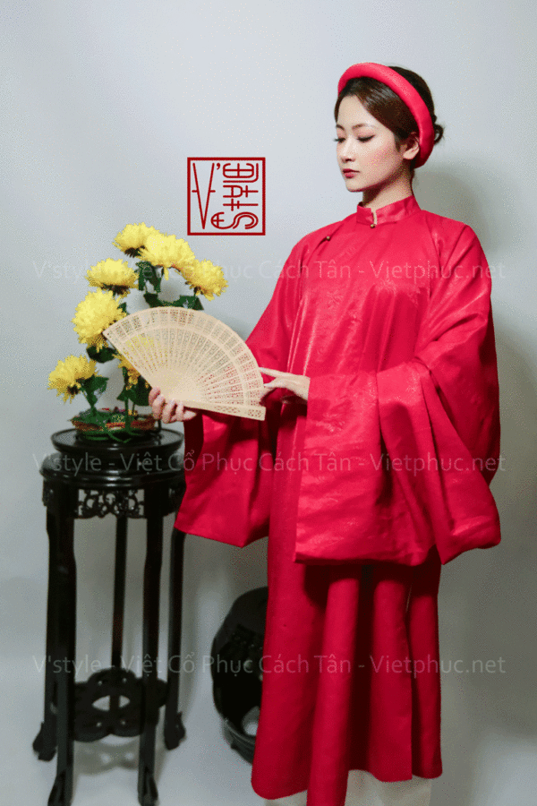 Thuê áo nhật bình áo ngũ thân Vstyle A40