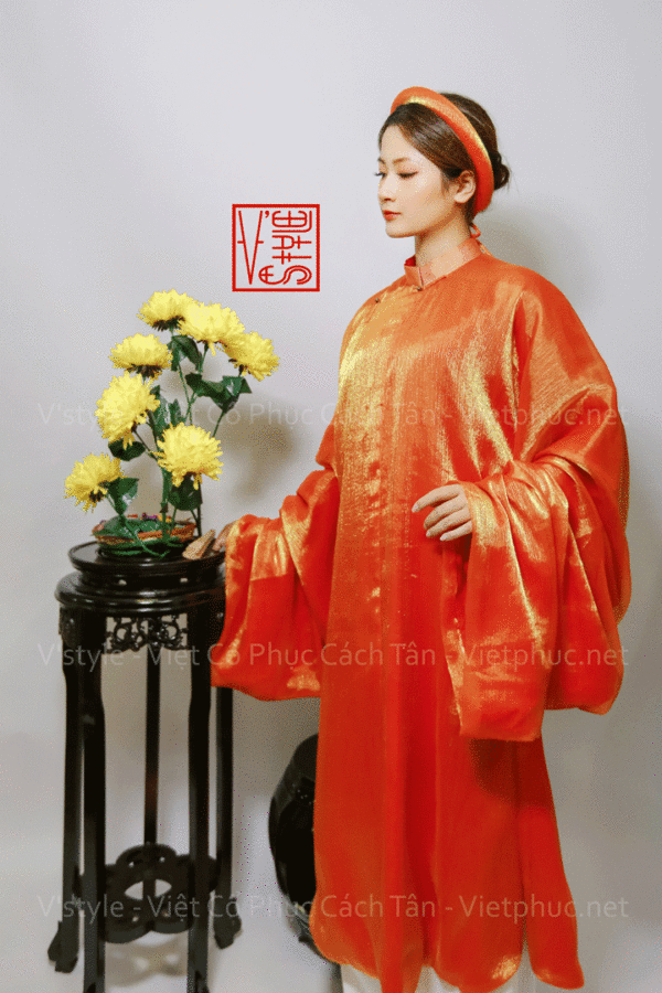 Thuê áo nhật bình áo ngũ thân Vstyle A52