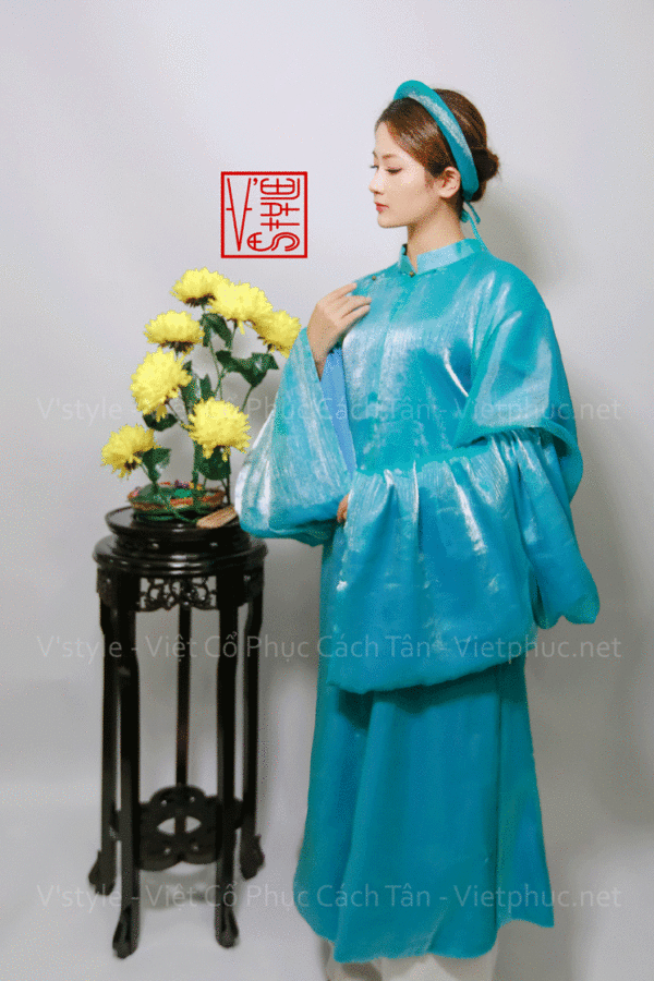 Thuê áo nhật bình áo ngũ thân Vstyle A53